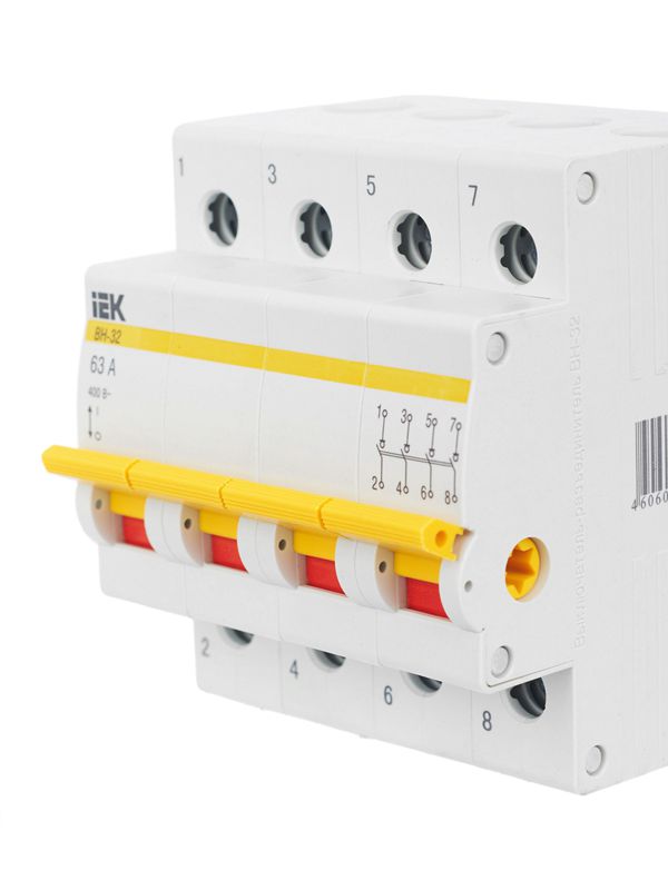 Выключатель нагрузки 4п 63А ВН-32 — изображение 8