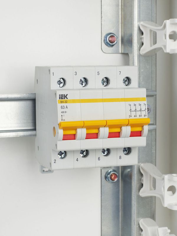 Выключатель нагрузки 4п 63А ВН-32 — изображение 9