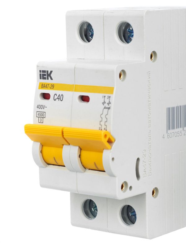 Выключатель автоматический модульный 2п C 40А 4.5кА ВА47-29 — изображение 8