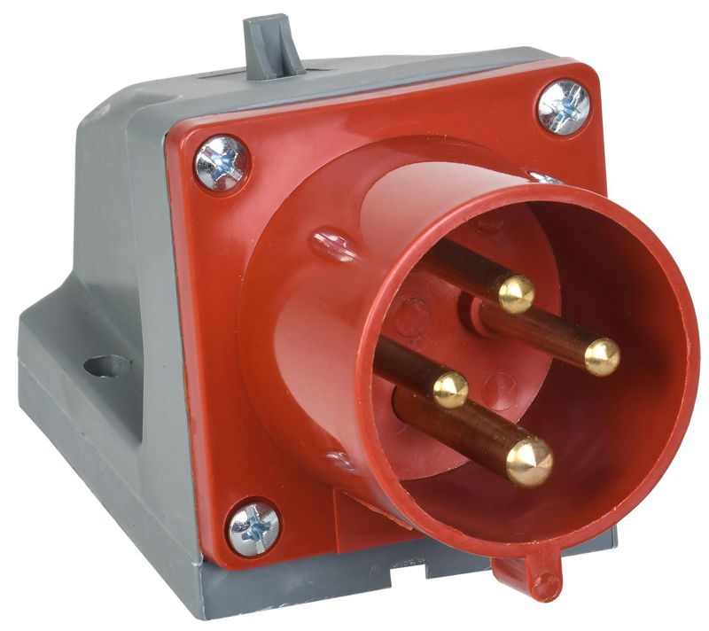 Вилка электрическая наружн. уст. 32А 3P+PE 380В IP44 ССИ-524