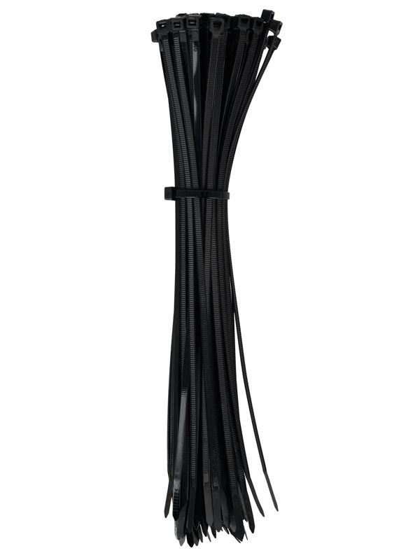 Хомут кабельный 4.8х300 нейл. черн — изображение 2