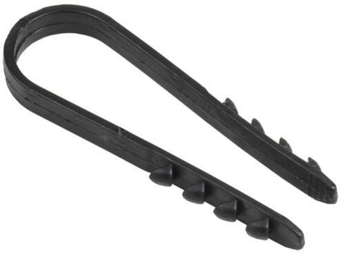 Дюбель-хомут 11-18мм нейлон черн