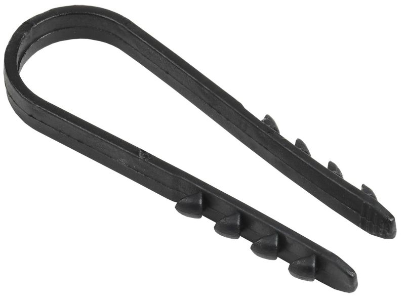 Дюбель-хомут 11-18мм нейлон черн