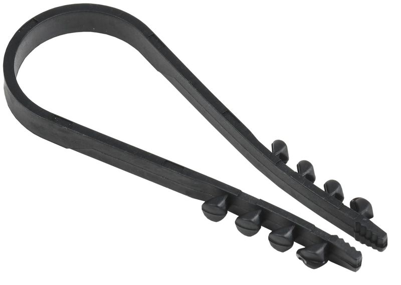 Дюбель-хомут 19-25мм нейлон черн