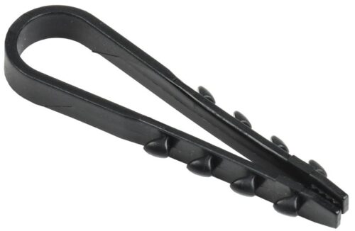 Дюбель-хомут 5-10мм для круглого кабеля нейлон черн