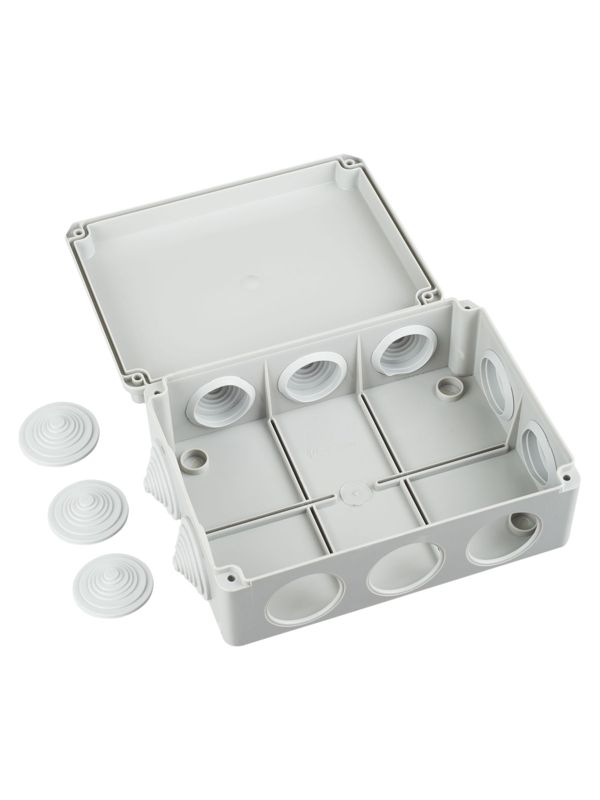 Коробка распаячная ОП 190х140х70 IP44 КМ41243 RAL7035 — изображение 4