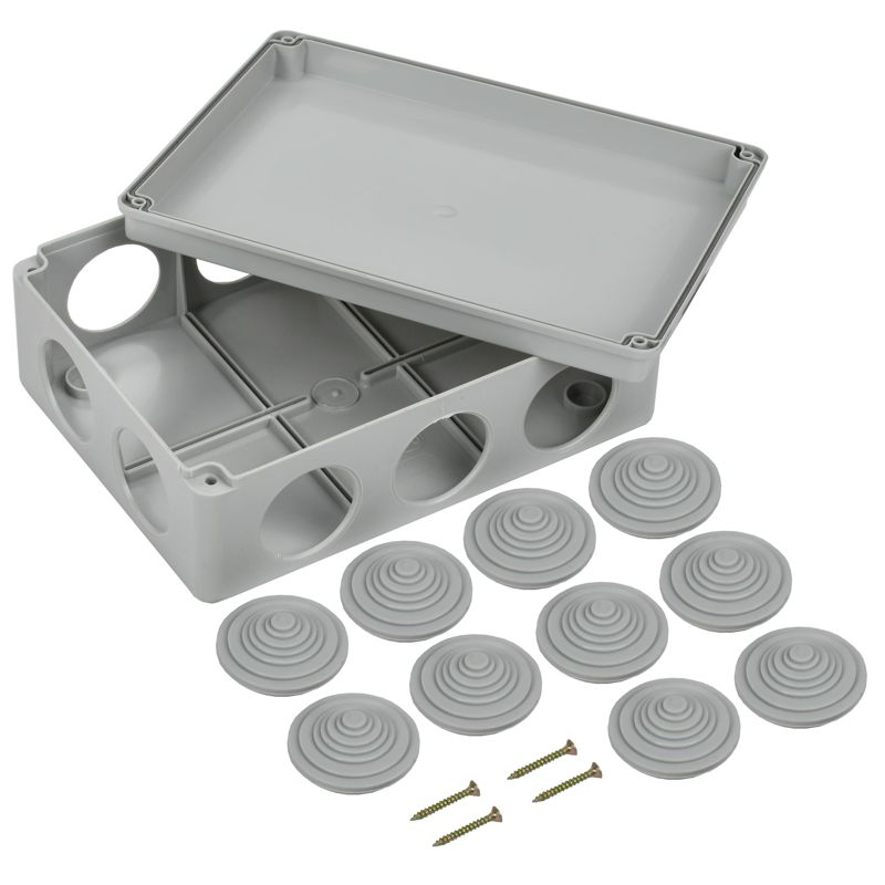 Коробка распаячная ОП 190х140х70 IP55 КМ41244 RAL7035 — изображение 2