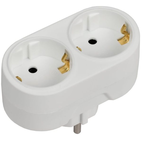 Разветвитель 2-м 16А IP20 Т-01/02 кругл