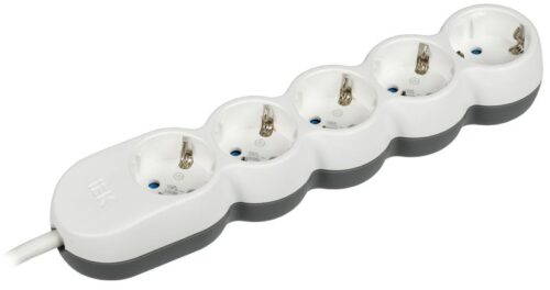 Удлинитель 5х5м с заземл. 16А IP20 Uno У05 2P+PE 250В 3х1.5