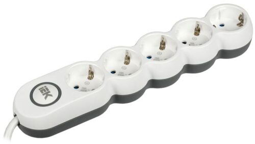 Удлинитель 5х1.5м с заземл. 16А IP20 Uno У05В 2P+PE 250В 3х1.5