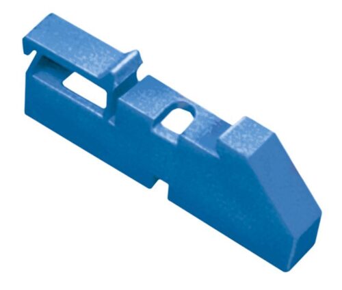 Изолятор на DIN-рейку син