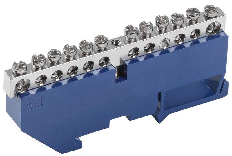 Шина нулевая на DIN-изол. Ni ШНИ-6х9-12-Д-С