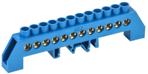 Шина нулевая в комб. DIN-изол. "Стойка" ШНИ-8х12-12-КС-С