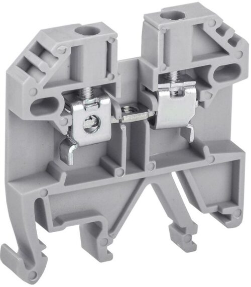 Клемма винтовая КВИ-2.5кв.мм сер