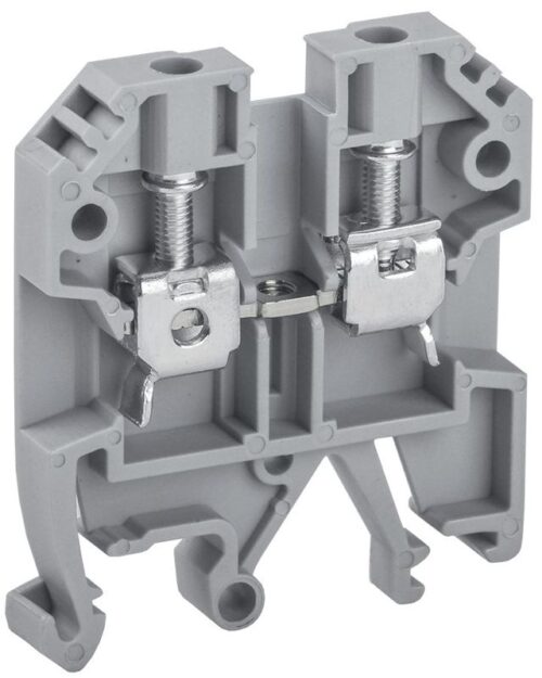 Клемма винтовая КВИ-4кв.мм сер