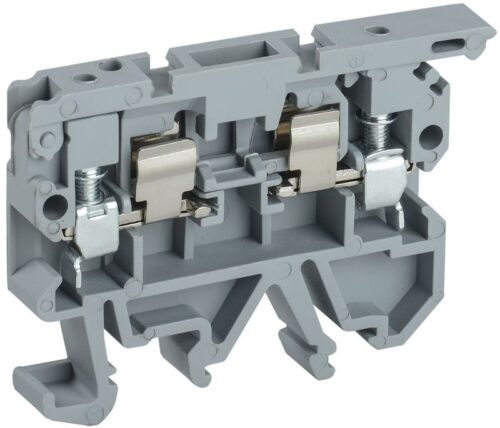 Клемма винтовая КВИ-4-П с держат. предохр. 5х20 сер