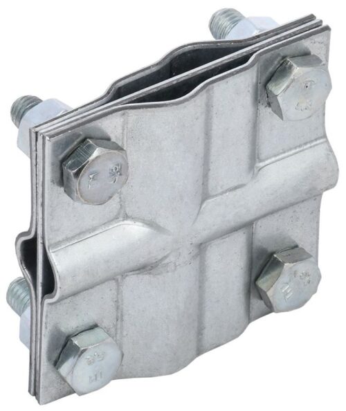 Зажим заземления крестообразный полоса/пруток-полоса/пруток оцинк. сталь