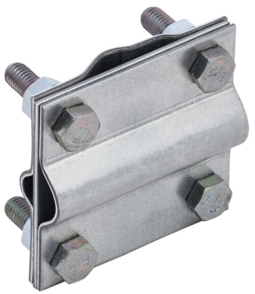 Зажим заземления крестообразный стержень-полоса/пруток оцинк. сталь