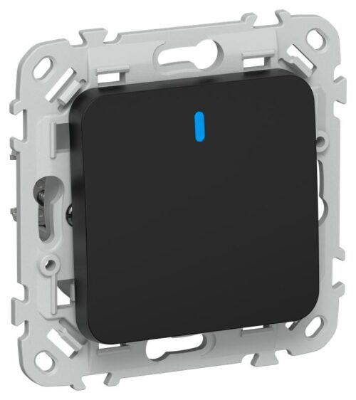 Выключатель 1-кл. СП FLITE ВС11-1-1-ФлЧ 10А с индикацией механизм черн