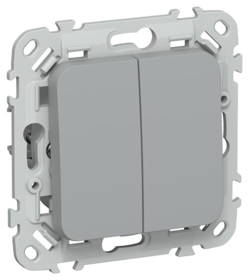 Выключатель 2-кл. СП FLITE ВС12-1-0-ФлС 10А механизм сер