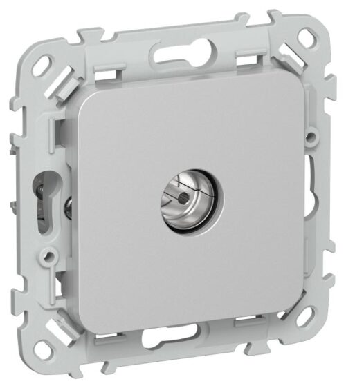 Розетка телевизионная оконечная СП FLITE РТВм-1-1-1-ФлА тип M экранир. механизм алюм