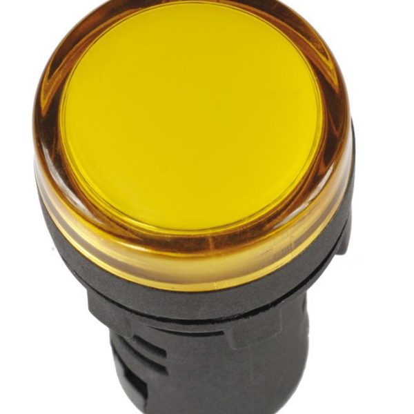 Лампа светосигнальная AD16DS d16мм 230В AC желт