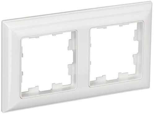 Рамка 2-м BRITE РУ-2-Бр бел./бел