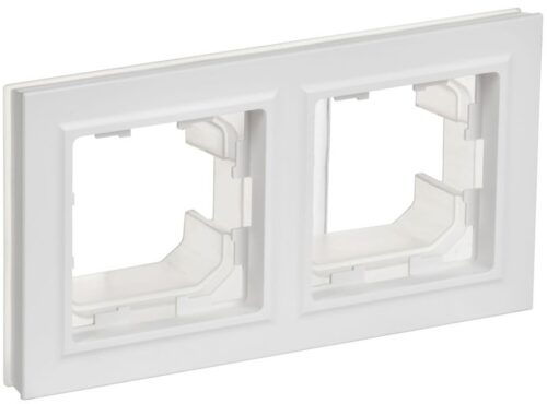 Рамка 2-м BRITE РУ-2-БрАБ-44 IP44 арктич. бел