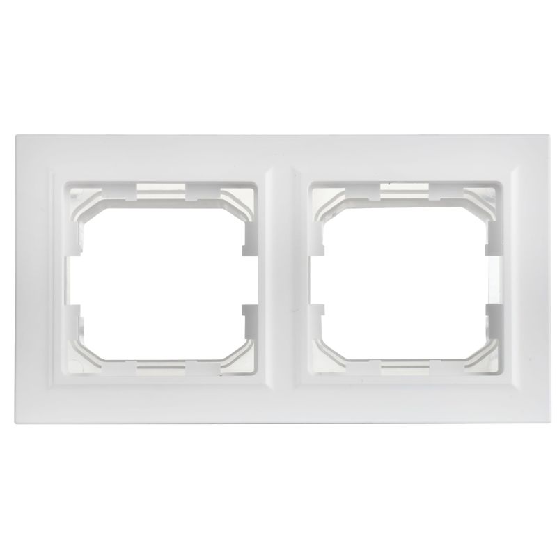 Рамка 2-м BRITE РУ-2-БрАБ-44 IP44 арктич. бел — изображение 2