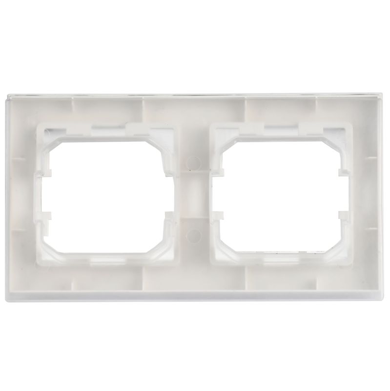 Рамка 2-м BRITE РУ-2-БрАБ-44 IP44 арктич. бел — изображение 3