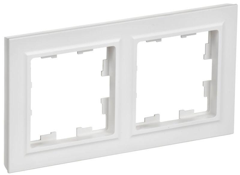 Рамка 2-м BRITE РУ-2-БрАБ арктич. бел