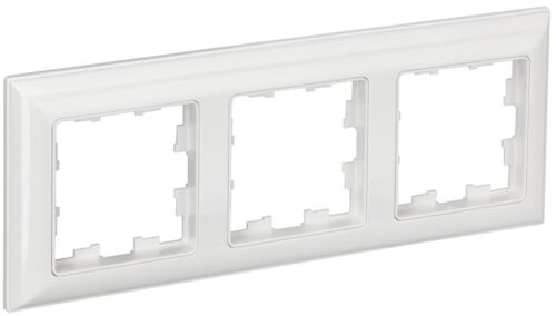 Рамка 3-м BRITE РУ-3-Бр бел./бел