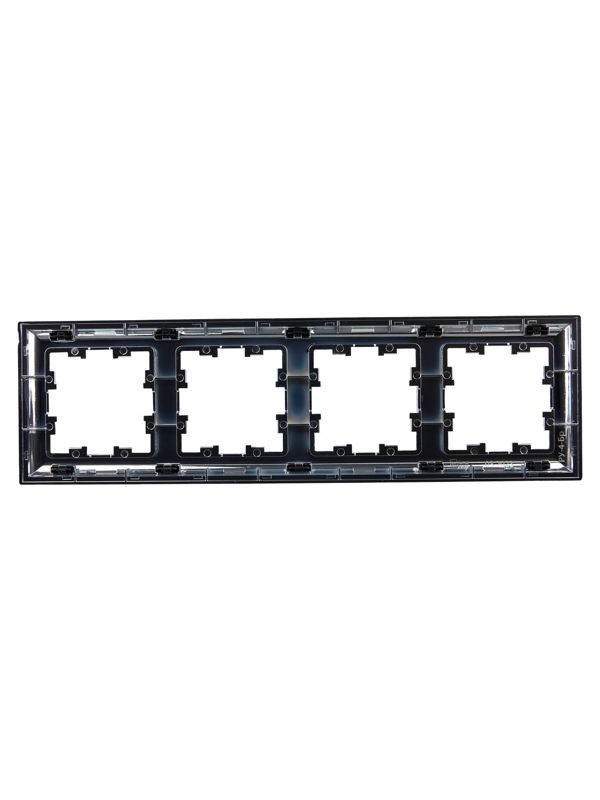 Рамка 4-м BRITE РУ-4-Бр хром/черн — изображение 3