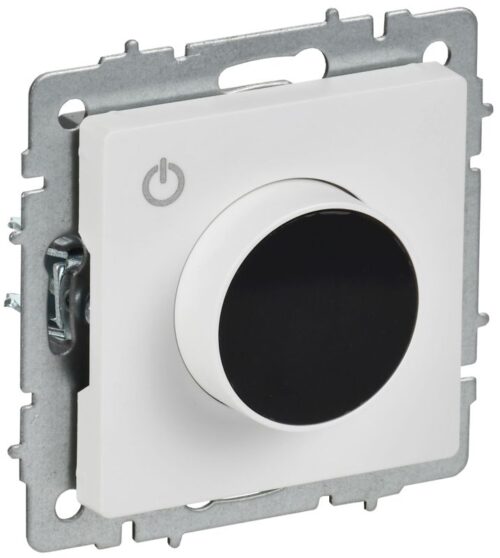 Термостат электронный BRITE СП ТС10-1-БрАБ с индикацией механизм арктич. бел