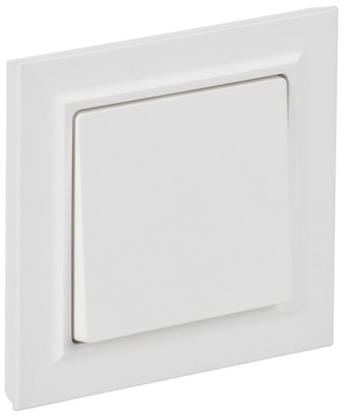 Выключатель 1-кл. СП BRITE ВСР10-1-0-БрАБ 10А в сборе арктич. бел