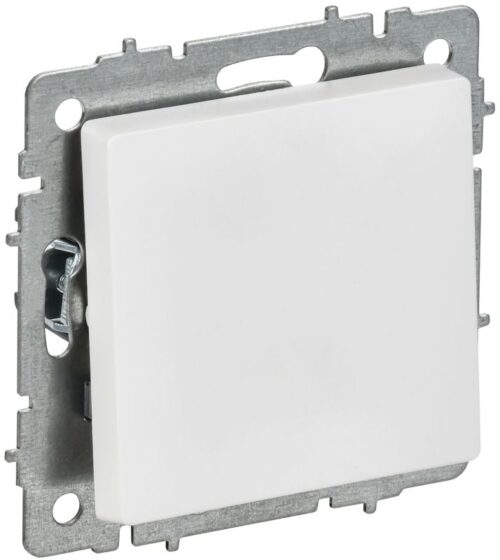 Выключатель 1-кл. СП BRITE ВС10-1-0-БрАБ 10А механизм арктич. бел