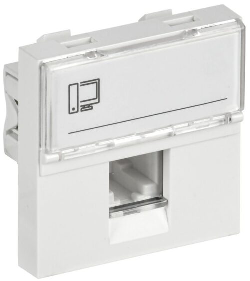 Розетка компьютерная 2мод. РКИ-20-00-П RJ45 кат.5E UTP механизм