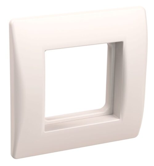 Рамка 1-м 2мод. с суппортом для коробок КМКУ бел