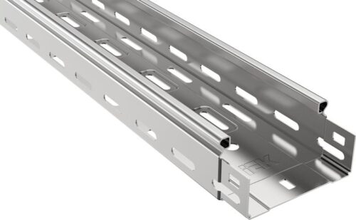 Лоток листовой перфорир. 100х50 L3000 сталь 0.7мм