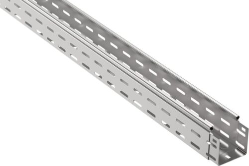 Лоток листовой перфорир. 100х80 L3000 сталь 0.7мм