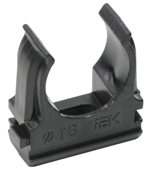 Держатель для труб CF16 с защелкой черн