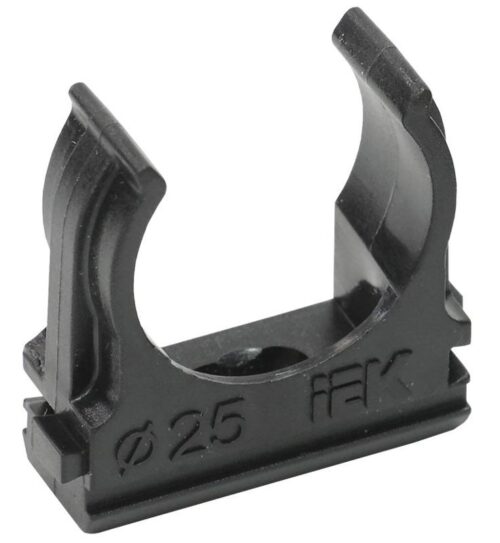 Держатель для труб CF25 с защелкой черн