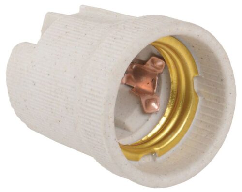 Патрон электрич. E27 Пкр27-04-К43 подвесной керамич