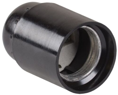 Патрон электрич. E27 Пкб27-04-К01 подвесной карболит. черн