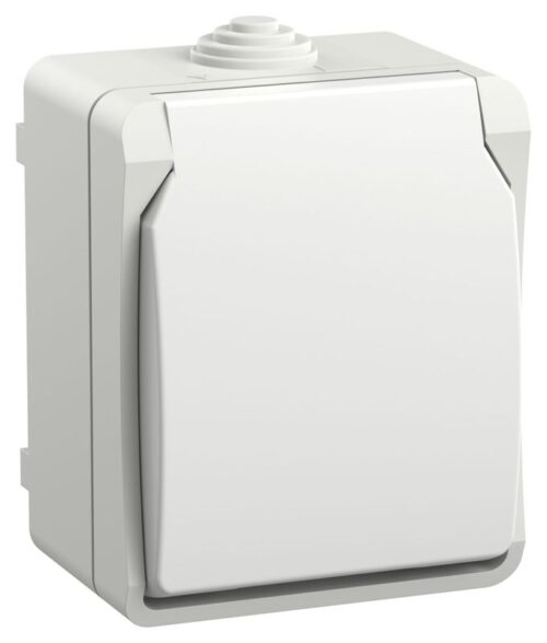 Розетка ОП Форс РСб20-3-ФБ 16А IP54 с заземл. защ. шторки бел