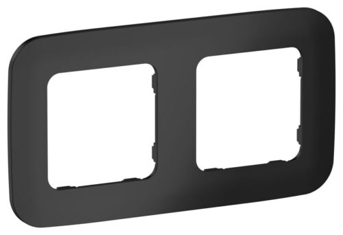 Рамка 2-м СП FLITE РУ-2-А-ФлЧ черн