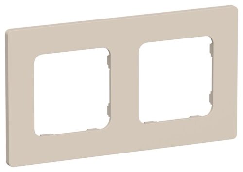 Рамка 2-м СП FLITE РУ-2-К-ФлЛ льняной