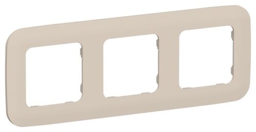 Рамка 3-м СП FLITE РУ-3-А-ФлЛ льняной