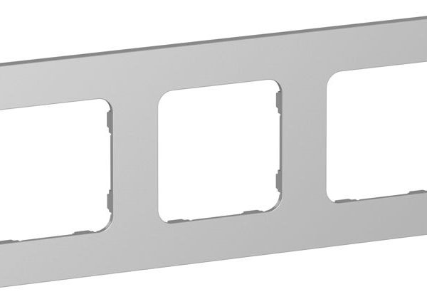 Рамка 3-м СП FLITE РУ-3-К-ФлА алюм