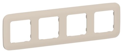 Рамка 4-м СП FLITE РУ-4-А-ФлЛ льняной